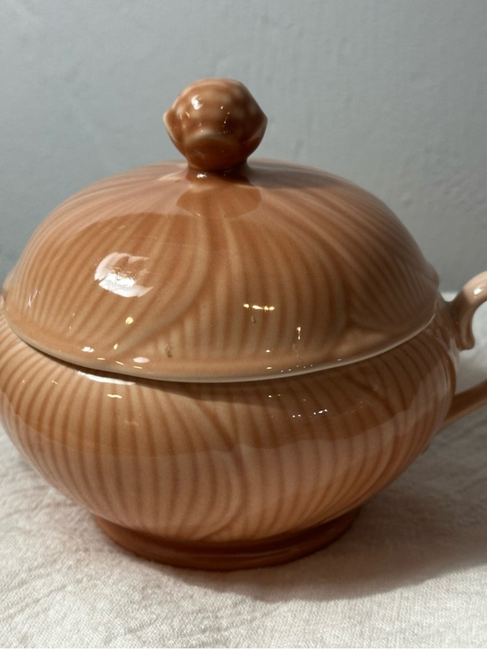Vintage Peach Mikasa Creamer and Sugar bowl set - Picture 5 of 9